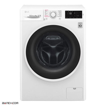 ماشین لباسشویی 8 کیلویی ال جی F4J6TNP8S LG Washing Machine 1400rpm