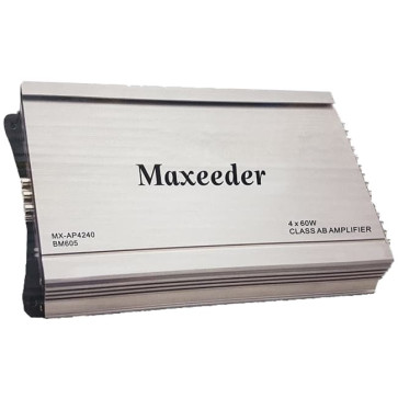 آمپلی فایر خودرو 60 × 4 وات مکسیدر maxeeder mx-ap4240 