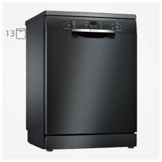 ماشین ظرفشویی بوش ‍13 نفره سری 4 مشکی SMS46NB01B