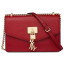 کیف چرم شانه ای الیسا دی ان کی وای قرمز DKNY Elissa