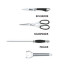 ست چاقو آشپزخانه 9 نفره فوما Fuma Knife FU-933