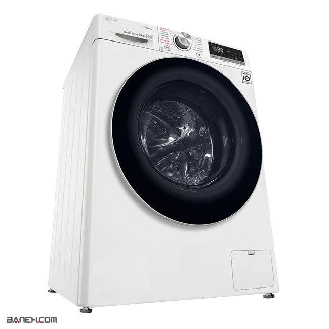 ماشین لباسشویی ال جی 9 کیلویی LG F4V509WS سفید