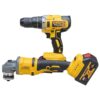ست و پک دوقلو دریل و فرز دیوالت براشلس DEWALT 1 dewalt 1 11 ست و پک دوقلو دریل و فرز دیوالت براشلس DEWALT