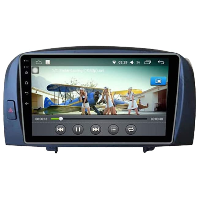 پخش فابریک خودرو و مانیتور ماشین سوناتا Hyundai Sonata 2006-2008 مدل QG855