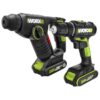 wu930 worx 7 هلتی و دریل شارژی ورکس سه نظام چهار شیار WU930 WORX