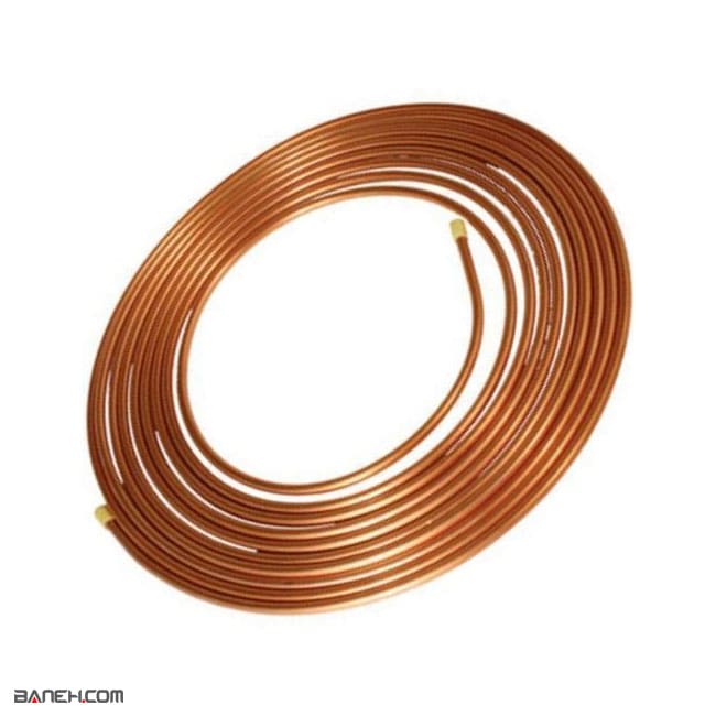 لوله مسی کولر گازی ظرفیت 24000 5 متر Copper Pipe
