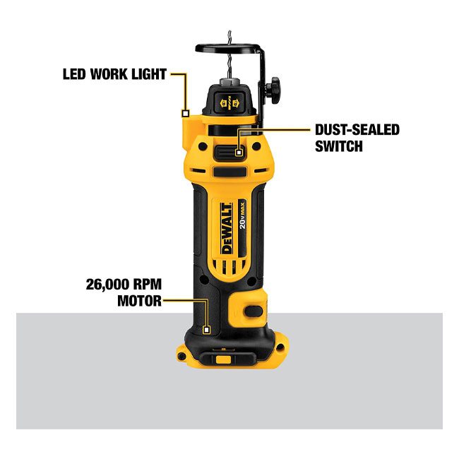 دریل تخریب برش دیوار دیوالت 20 ولت مدل DEWALT DCS551B