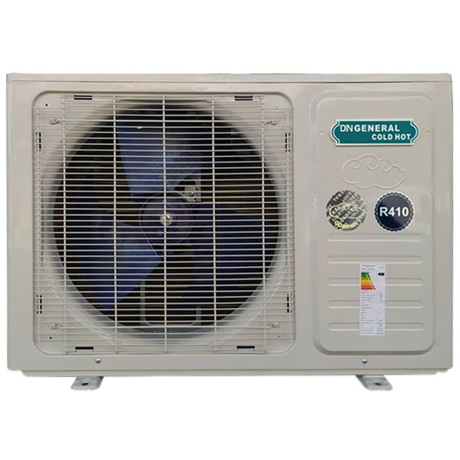 کولر گازی DN جنرال مدل لبخندی استیل 12000 سرد و گرم GNR-12GW AA T3
