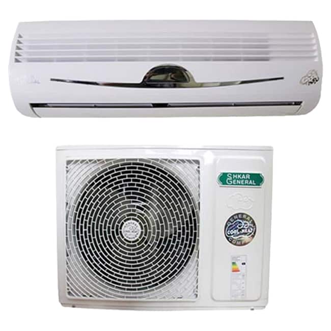 کولر گازی 12000 جنرال شکار طرح لبخند GNR-12GWN R22