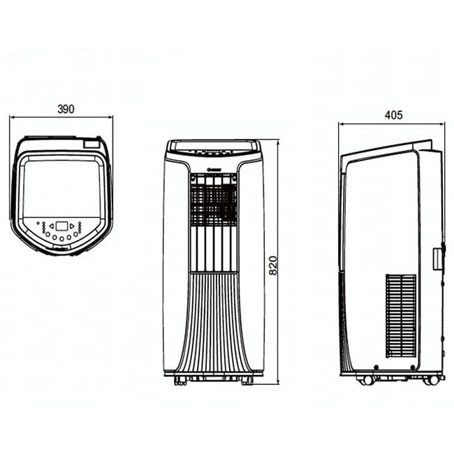کولر گازی گری پرتابل مدل GPH 12000
