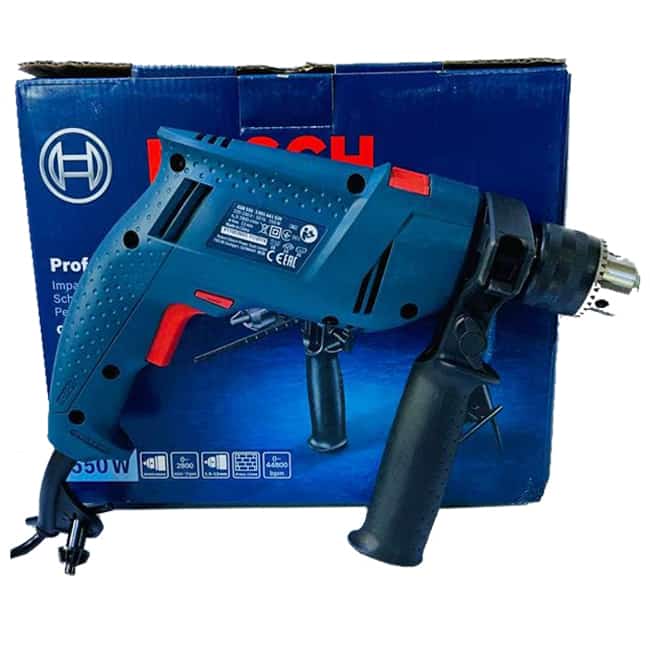 دریل بوش چکشی بتن کن 550 وات سه نظام GSB-550 BOSCH