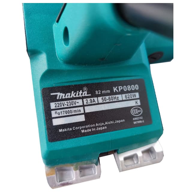 رنده برقی ماکیتا 620 وات 2.9 آمپر KP0800 Makita
