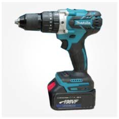 دریل شارژی ماکیتا 36 ولت موتور براشلس سه نظام MAKITA 198VF