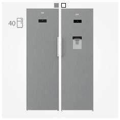 یخچال فریزر دوقلو بکو 350 مدل C-RFNE350 3 یخچال فریزر دوقلو بکو 350 مدل C-RFNE350