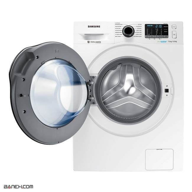 ماشین لباسشویی سامسونگ 8 کیلویی WD75J5410AW