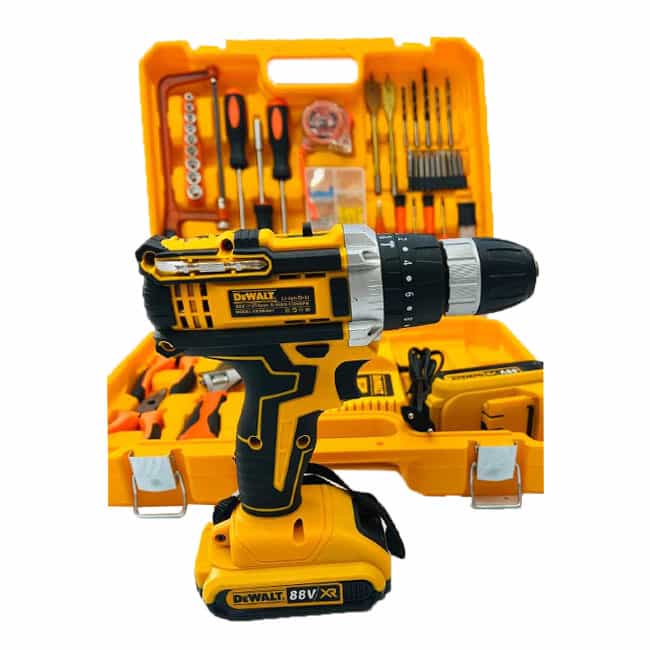 جعبه ابزار و پک دریل شارژی 88 ولت دیوالت مدل : 88V-XR DEWALT