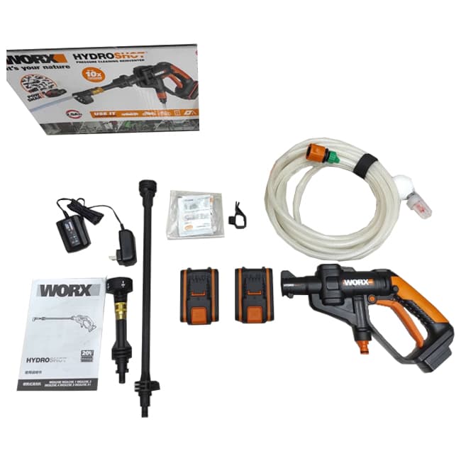 کارواش خانگی شارژی ورکس 30 بار جعبه پلاستکی WORX WG629E.3