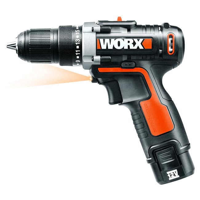 دریل شارژی 12 ولت ورکس دیمردار WORX WX128.4