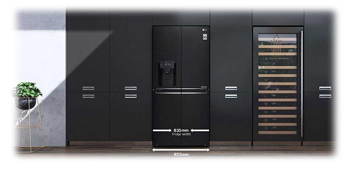 یخچال ساید بای ساید اینستاویو ال جی X29 3 یخچال ال جی