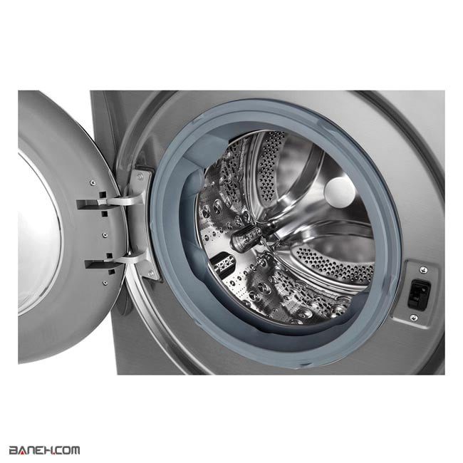 ماشین لباسشویی ال جی 9 کیلویی LG F4V5VYP2T نقره