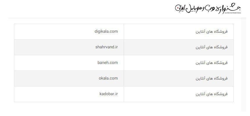 web1 جشنواره وب ایران