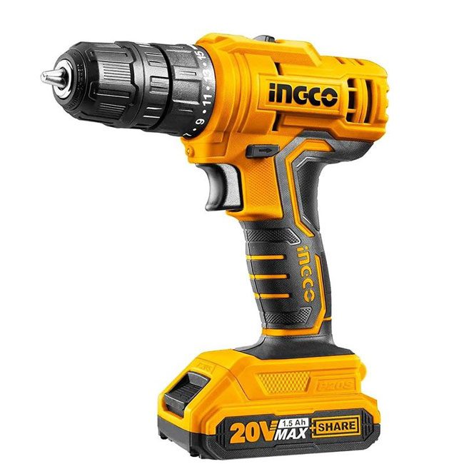 دریل شارژی 20 ولت اینکو مدل CDLI20028