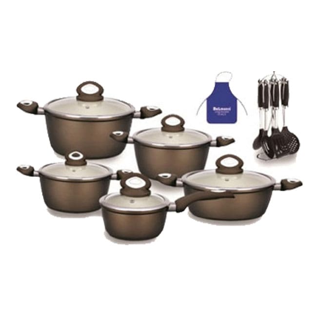 سرویس قابلمه دایره ای 12 پارچه دلمونتی Delmonti DL1160N