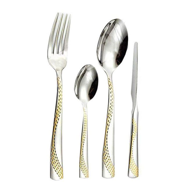 ست قاشق و چنگال دلمونتی 138 پارچه Delmonti spoon and fork DL1320