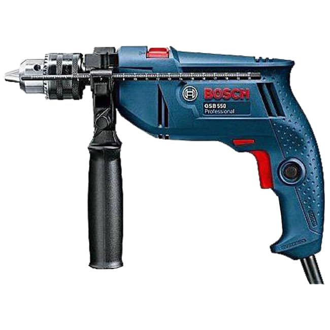 دریل بوش چکشی بتن کن 550 وات سه نظام GSB-550 Bosch
