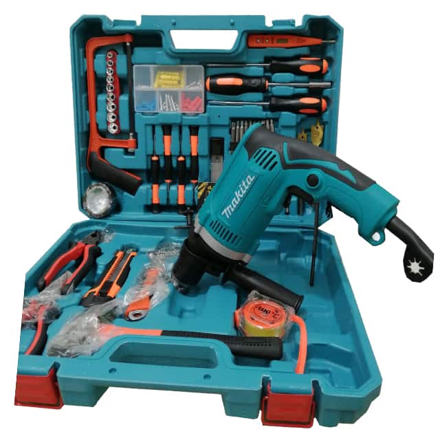 دریل برقی چکشی ماکیتا 710 وات 3200 دور پک کامل Makita HP1630