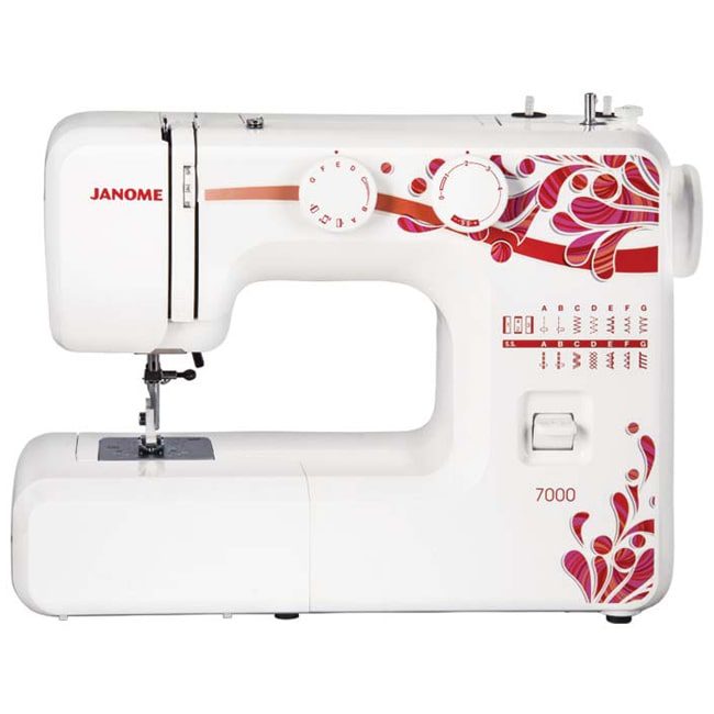 چرخ خیاطی و گلدوزی ژانومه 860 دور Janome Sewing Machine 7000