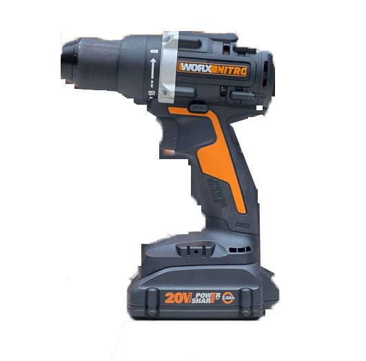 دریل شارژی 20 ولت ورکس مدل Nitro