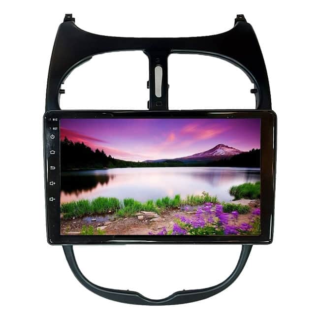 پخش فابریک ماشین مانیتور پژو 206 Fabric player مدل PG-206