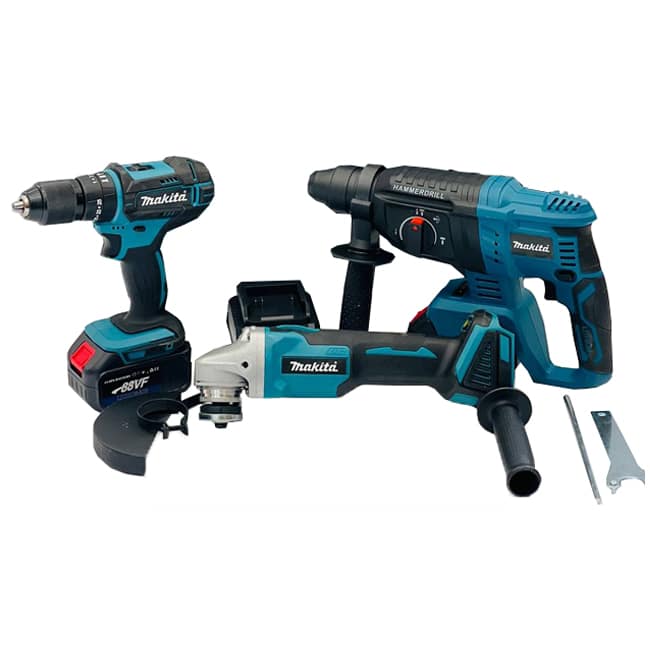 ست سه عددی ابزار شارژی 88 ولت ماکیتا MAKITA Three-piece