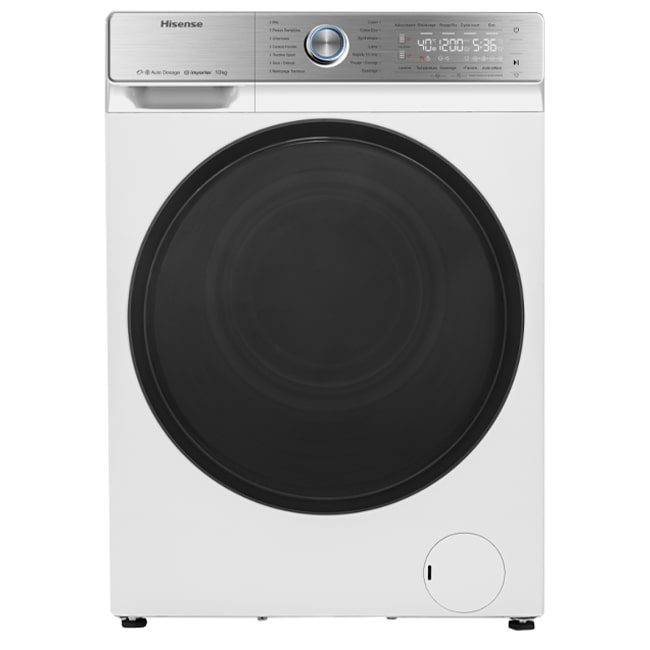 ماشین لباسشویی هایسنس ۱۰ کیلو مدل WFER1014VA سفید
