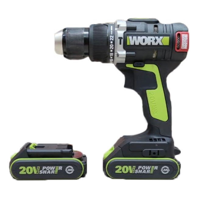 دریل شارژی ورکس 2 سرعته 20 ولت Worx rechargable drill WU198.2
