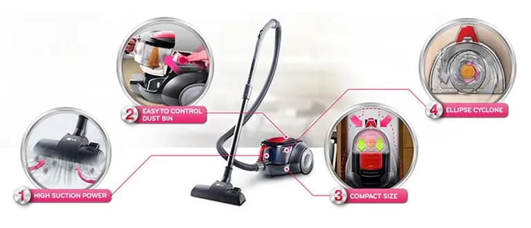 جاروبرقی lg