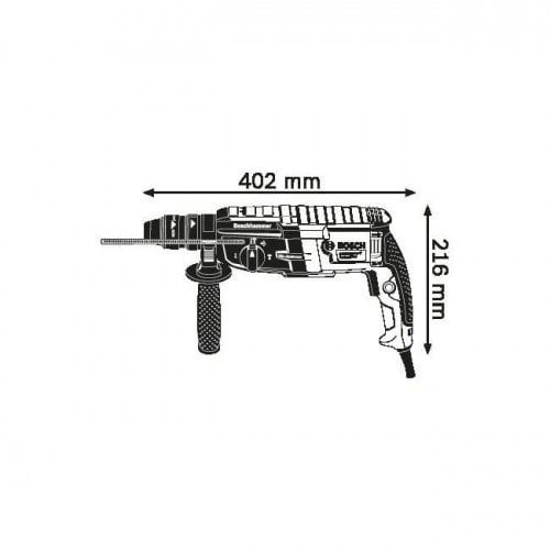 gbh 2 28 dfv 4 1 دریل بتن کن بوش چکشی تخریب 800 وات Bosch GBH 2-28 DFV