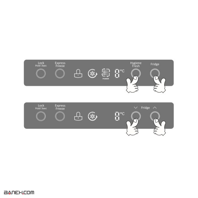 gnb 705hw 2 یخچال فریزر ال جی 26 تا 28 فوت GNB-705HW LG 705