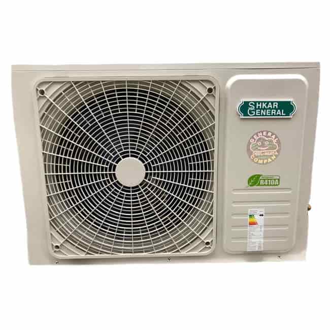 کولر گازی 30000 جنرال شکار لبخندی استیل GNRR-30RAA-I R410 T3