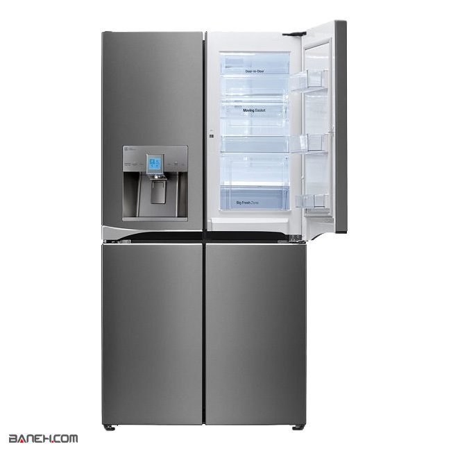 gr j264dpm.4 یخچال ساید بای ساید ال جی 30 فوت LG REFRIGERATOR GR J264 DPM