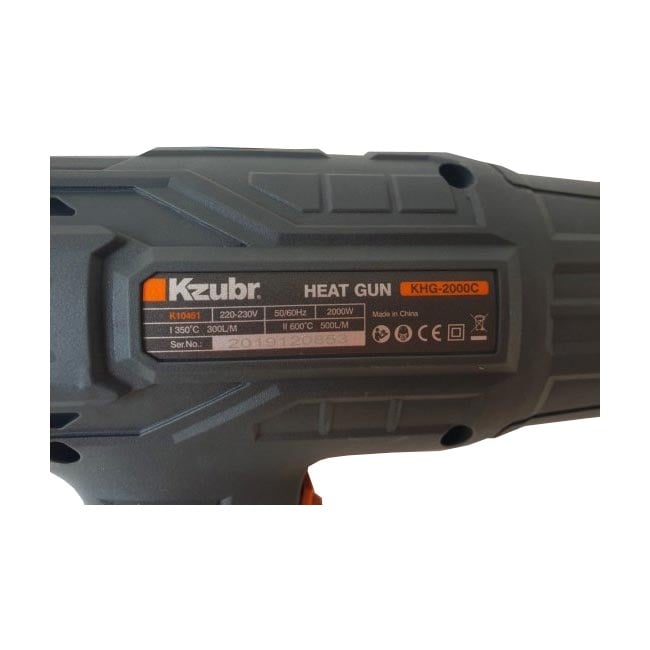 سشوار صنعتی زوبر 2000 وات KZUBR KHG-2000C PROFESSIONAL POWER TOOLS