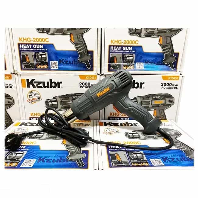 khg 2000c 7 سشوار صنعتی زوبر 2000 وات Kzubr KHG-2000C Professional power tools