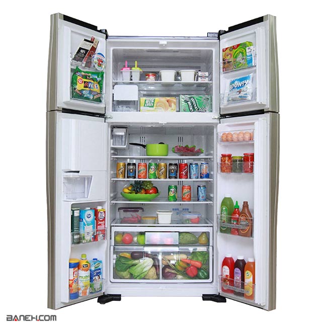 rw660 2 1 یخچال فریزر 24 فوت هیتاچی HITACHI REFRIGERATOR RW660F