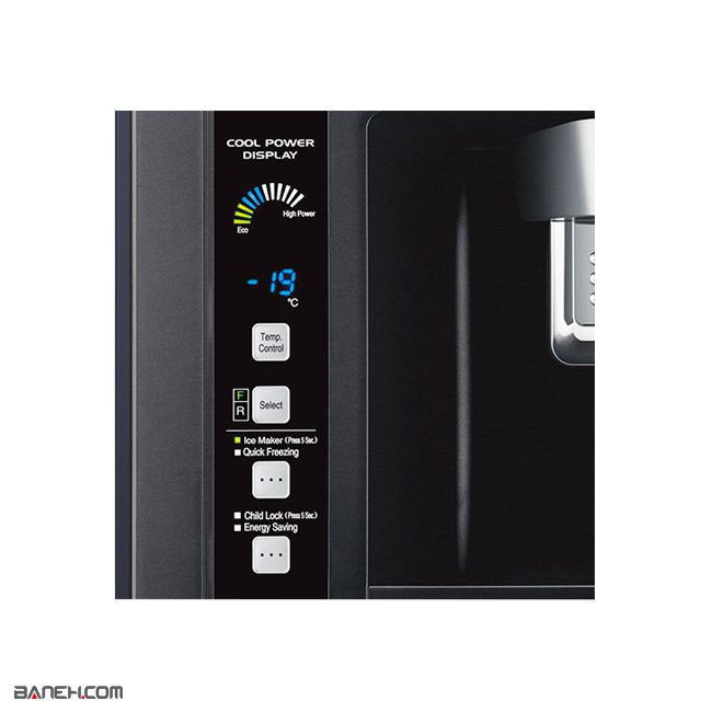 rw720.22 یخچال فریزر طرح ساید هیتاچی 27 فوت HITACHI REFRIGERATOR RW720