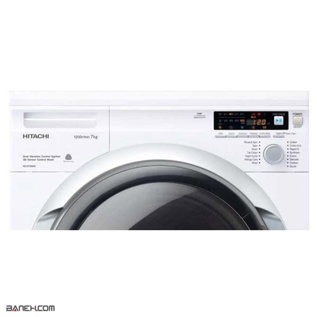 ماشین لباسشویی هیتاچی 7 کیلویی Hitachi Washing Machine W70PV 3 w70pv 5 ماشین لباسشویی هیتاچی 7 کیلویی Hitachi Washing Machine W70PV
