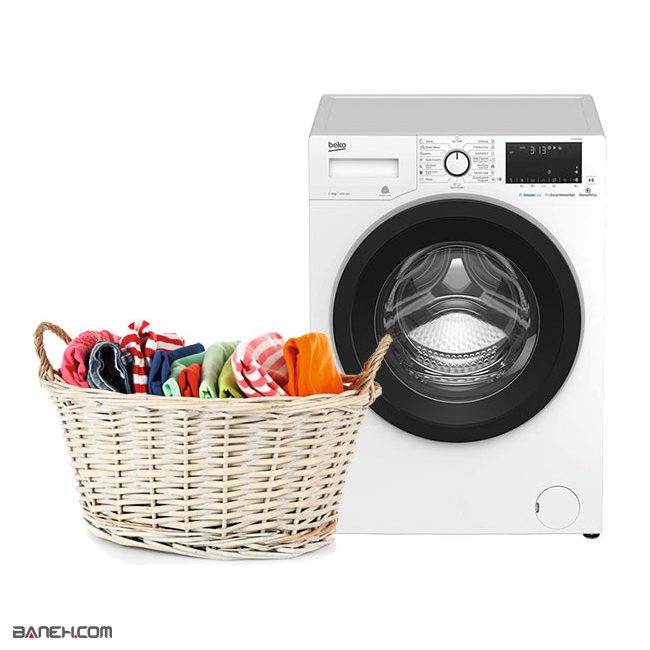 wtv8736xw 10 ماشین لباسشویی بکو 8 کیلویی BEKO WTV8736XW