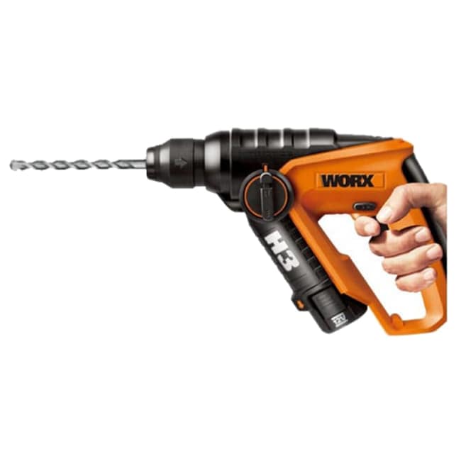 دریل شارژی چکشی دو کاره ورکس 12 ولت WORX WX382 جعبه کارتن دار 4 دریل شارژی چکشی دو کاره ورکس 12 ولت WORX WX382 جعبه کارتن دار